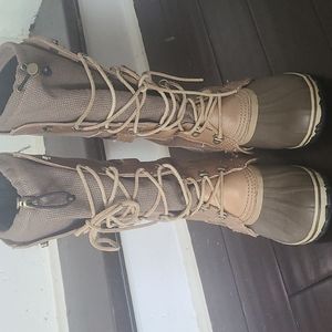 Sorel Conquest Carly Ii Women's Tall Equestrian Riding Boots Tan Rare